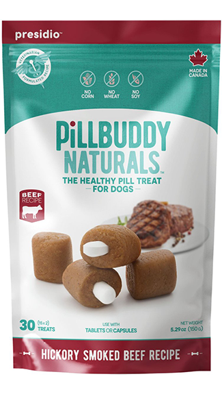 Pill Buddy Naturals Dog Treats: Hickory Smoked Beef – Pampered Puppies