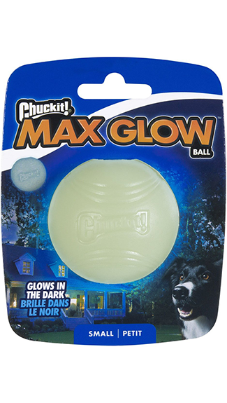 Chuckit Max Glow Ball Dog Toy Pampered Puppies