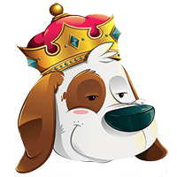 Pampered Puppies King Louis Logo