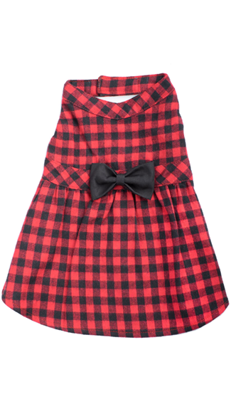 The Worthy Dog Dress: Plaid