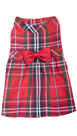 The Worthy Dog Dress: Plaid