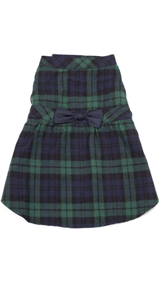 The Worthy Dog Dress: Plaid
