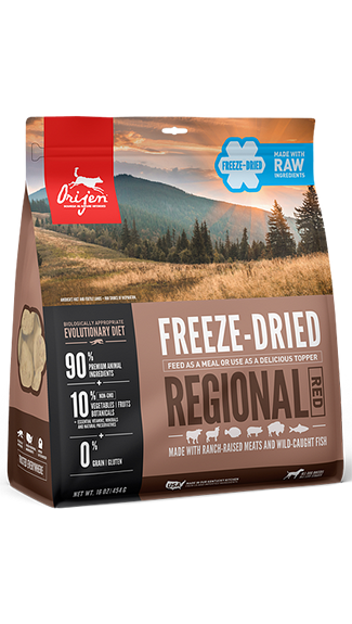 ORIJEN Freeze-Dried Food: Regional Red 